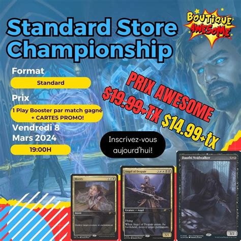 Boutique Awesome Standard Store Championship! - 8 mars 2024 @ 19h ...