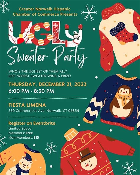 Ugly Sweater Party - Happy Hour Networking Event with GNHCC - DECEMBER ...