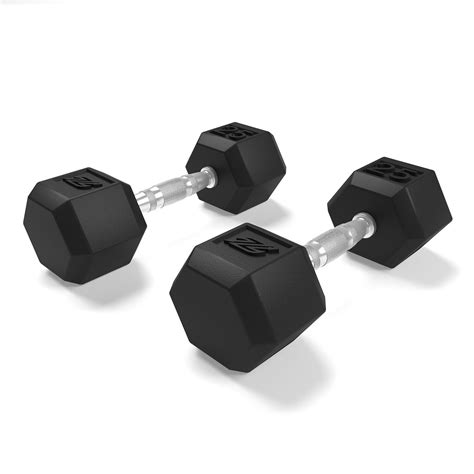 Par de Mancuernas Pesas Hexagonales Cromadas 25lb 11.33 kg cu zynergy ...