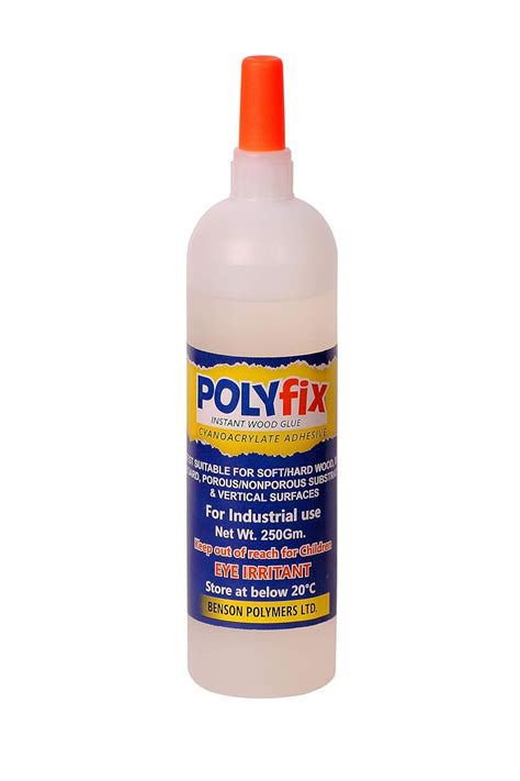 POLYFIX Instant Wood Glue Cyanoacrylate Adhesive for Bonding All Type ...