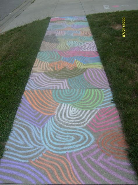 Sidewalk Art by Me | Fun chalk art, Sidewalk art, Sidewalk chalk art