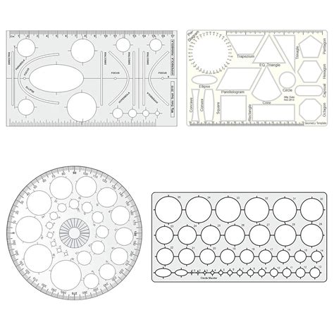 Buy DREAM XPLORE Plastic Circle Master (35 Circles), Pro Circle (25 ...