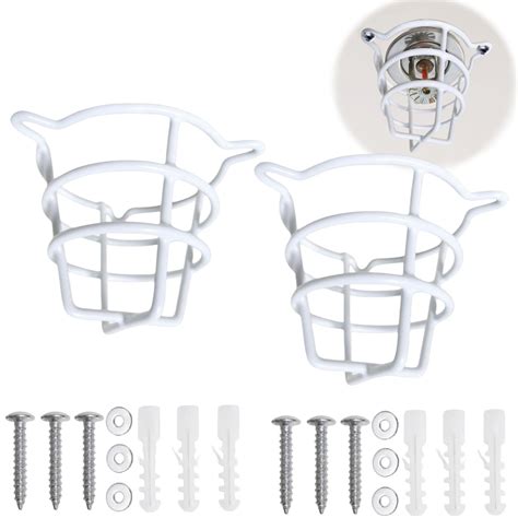 2 Pack White Metal Sprinkler Head Guard For 1 2 | Desertcart INDIA