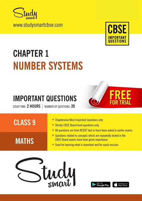 Class 9 Maths Chapter 1 Number Systems Most Important Questions | STUDY ...