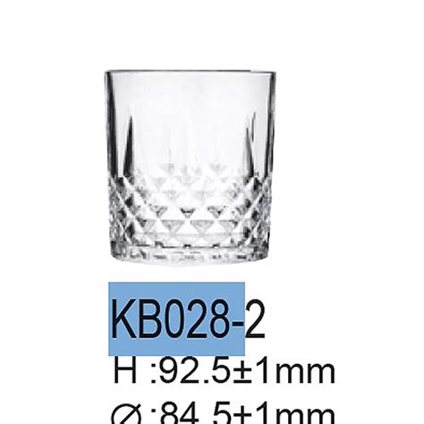 Staklena čaša za viski i jaka pića 340 ml 6/1 Square Diamond DSKB028-2 ...