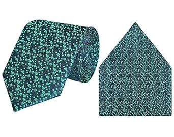 Buy Tiekart Buzz -Tie Pocket Square Combo Gift For Ocassion Green ...