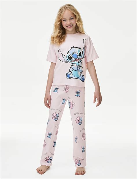 Buy Lilo & Stitch™ Pyjamas (3-16 Yrs) at Marks & Spencer