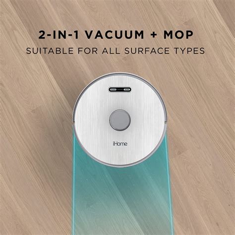 iHome AutoVac Halo,Robot Vacuum and Mop Combo, Robotic Vacuum Cleaner ...