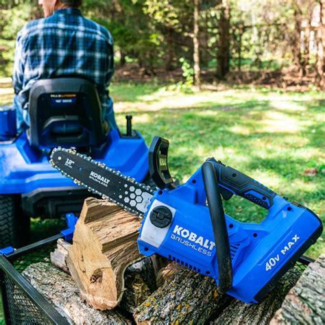 Kobalt 40-volt 33-cc 12-in Battery Chainsaw Battery Not Included ...
