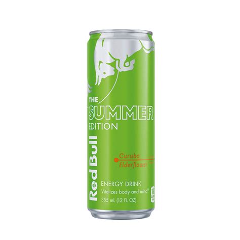 Red Bull Summer Edition Curuba Elderflower Energy Drink, 12 Fl Oz Can ...