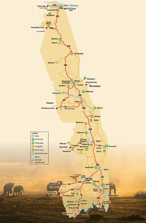 Central Kruger Park Map : Central Park Map – WMXKPN