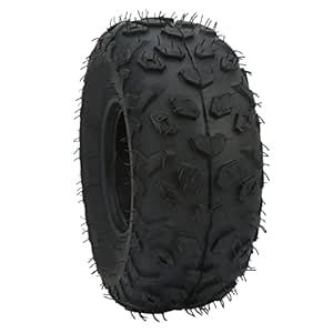 145/70‑6 Tire, Wear Resistant Knobby Tread Front Rear ATV Tubeless Tyre ...
