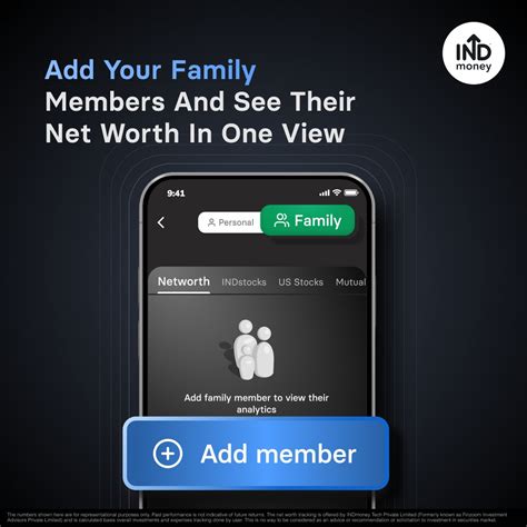 By adding family members, you can see your family's total net worth and ...