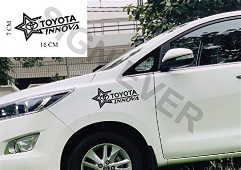 SIGN EVER Racing Star Logo Innova Car Body Accessories Graphics ...