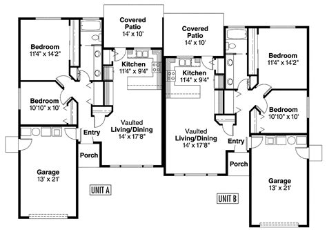 Open Floor Plan Modular Homes Duplex