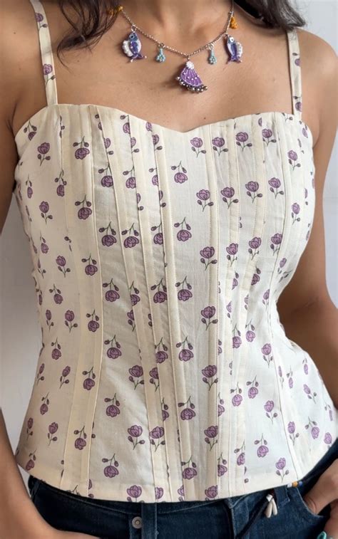 Sweet Summer Corset Top - Mogra Designs