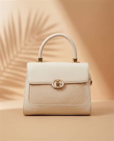 Mira Beige Handbag – Ivy Bags