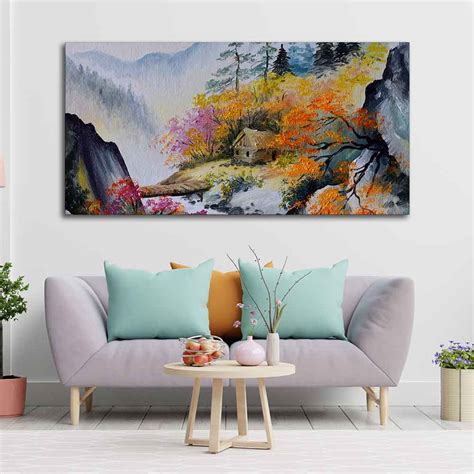 Amazing View Premium Canvas Abstract Wall Painting – Decor Mantra