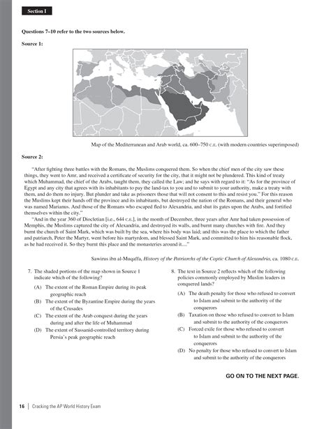 Extended ebook content for Cracking the AP World History Exam 2018 ...