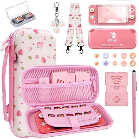 Amazon.com: Switch Lite Case Carrying Case- 19 in 1 for Nintendo Switch ...