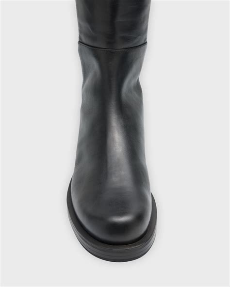 Stuart Weitzman 5050 Bold Leather Over-The-Knee Boots | Neiman Marcus