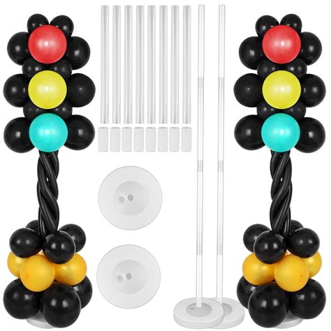 90PCS Traffic Light Balloons - Race Car Theme Birthday Party Decoration ...