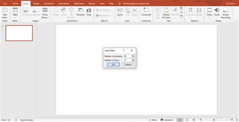 Image result for How to Add Table in PowerPoint