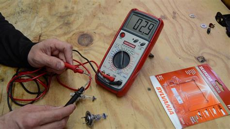 Testing Light Bulb On Multimeter 的图像结果