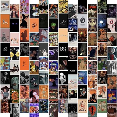 Inflyers Store Posters For Room Decoration – 100pcs – Halloween Wall ...