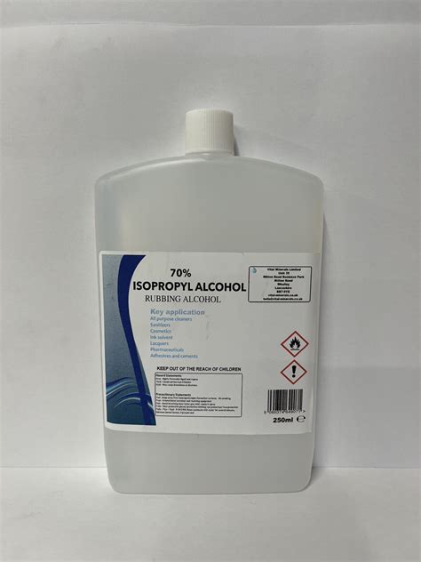 IPA Isopropyl Alcohol Isopropanol 70% Rubbing Alcohol Multi Surface ...