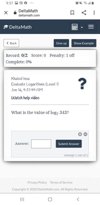 Image result for How to Get Delta Math Answers