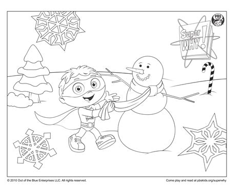 Coloring Pages Super Why