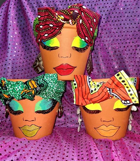 Handpainted plant queen plant pots – Artofit