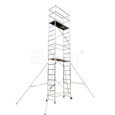 Bps Aluminium Scaffold Scaffolding Tower Towers Diy Premium Plus With 4 ...