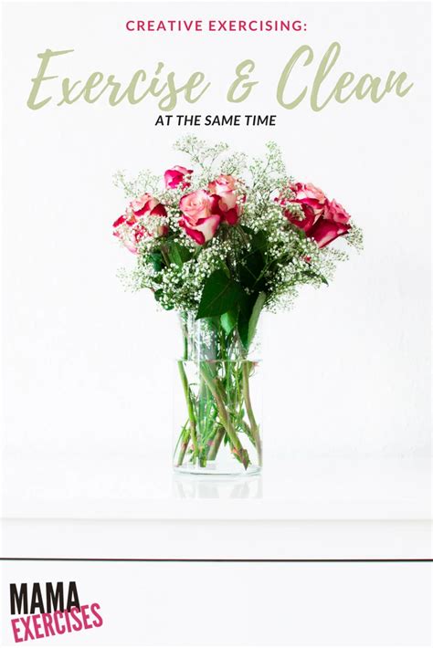 Exercise and Clean at the Same Time for Creative Exercising!