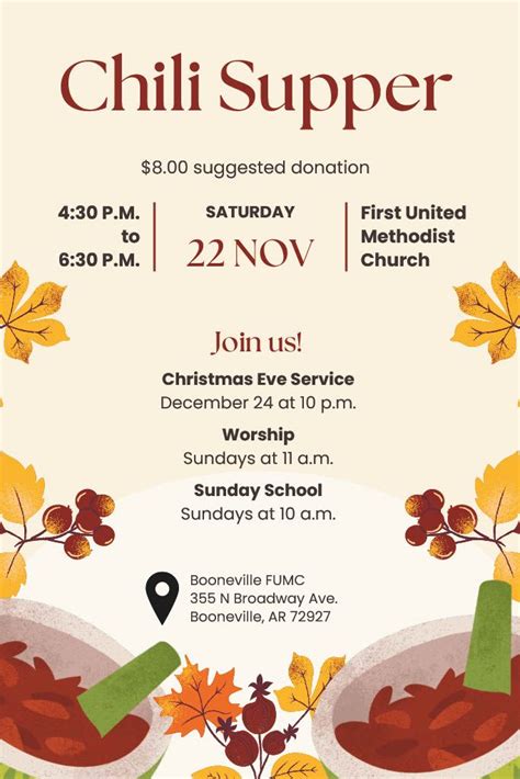 Chili Supper, 355 N Broadway, Booneville, AR, United States, Arkansas ...