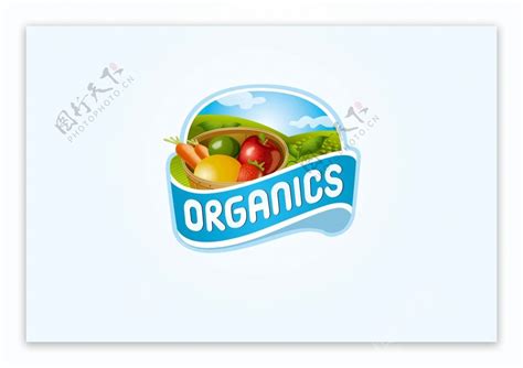 有机物蔬菜水果logo标志图片素材-编号23422946-图行天下