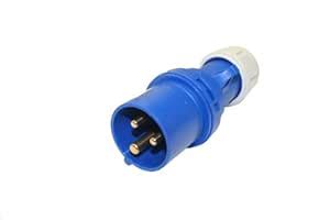 Interpower 84131203 IEC 60309 High Power Plug, Two Pole, Three Wire ...