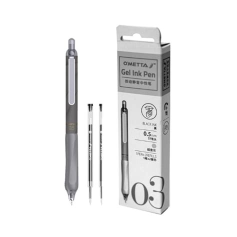 Beifa Ometta 0.5mm Gel Ink Pen-1 pen with 2 refills - SCOOBOO - Beifa