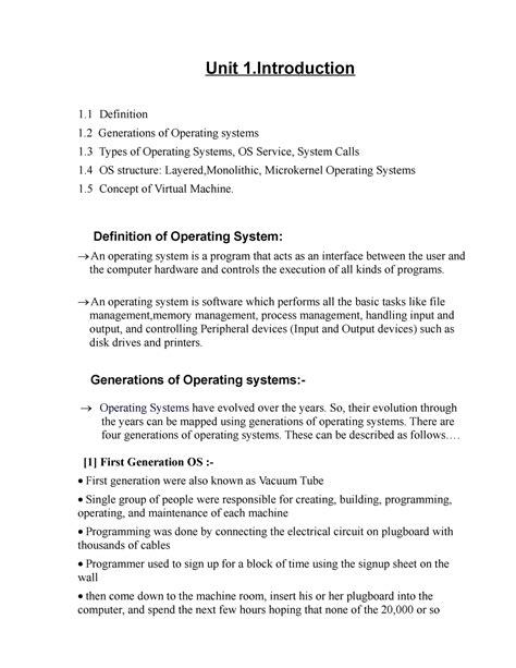1 - this is operating system note book of introduction. - Unit 1 1 ...