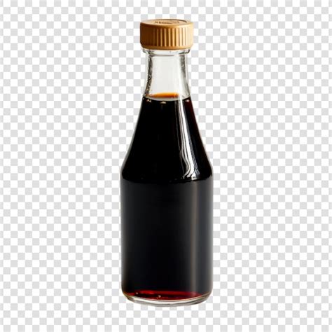 Soy sauce bottle dark liquid glass container Asian cuisine ingredient ...