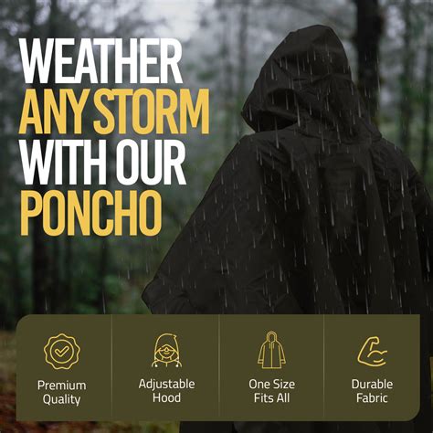 Military Rain Poncho | Light Weight | Compact – Olive Planet