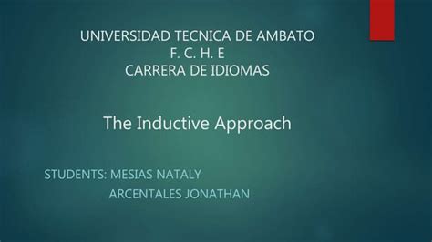 Image result for Inductive Approach