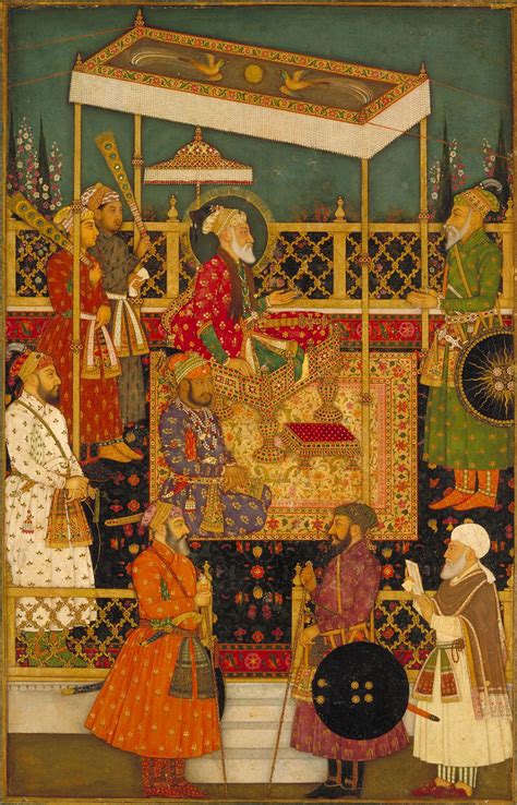 Emperor Aurangzeb Receives Prince Mu'azzam, later Shah Alam Bahadur ...
