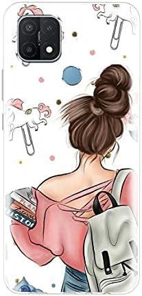 Fashionury Back Cover for Oppo A15 / Oppo A15s (Silicone|Multi-Coloured ...