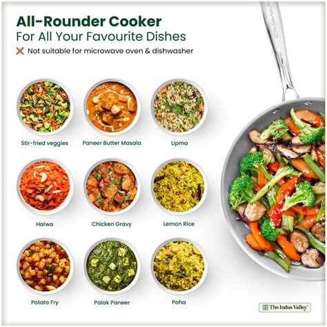 Premium Quality Tri-ply Stainless Steel Fry Pan, 3 Layer Thick Body ...
