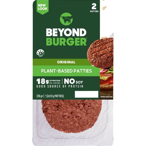 Calories in Beyond Meat Beyond Burger Plant Based Patties calcount