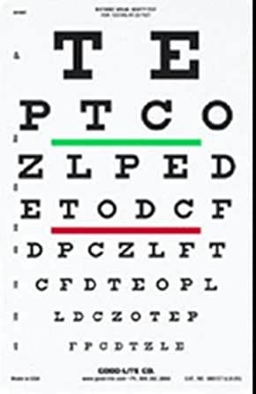 A. G. Enterprises Optometric Eye Chart : Amazon.in: Industrial & Scientific