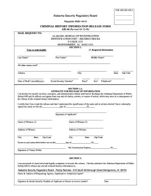 Fillable Online asrb alabama alabama security regulatory board form Fax ...