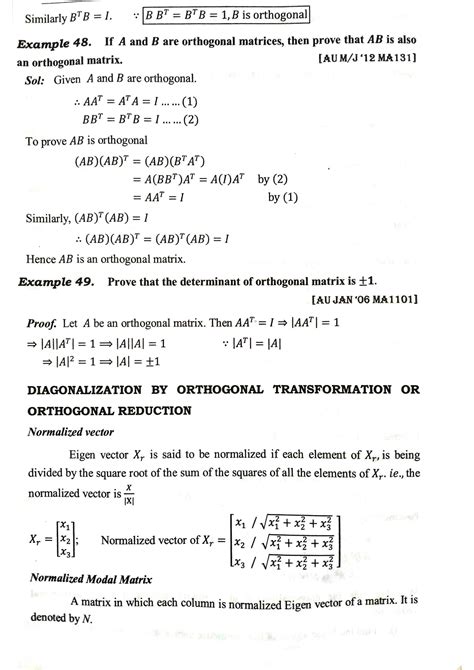 Image result for Simultaneous Diagonalization Exercise